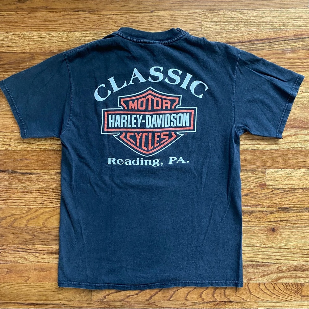 Vintage 1996 Harley Davidson Pennsylvania T-Shirt Size Medium
